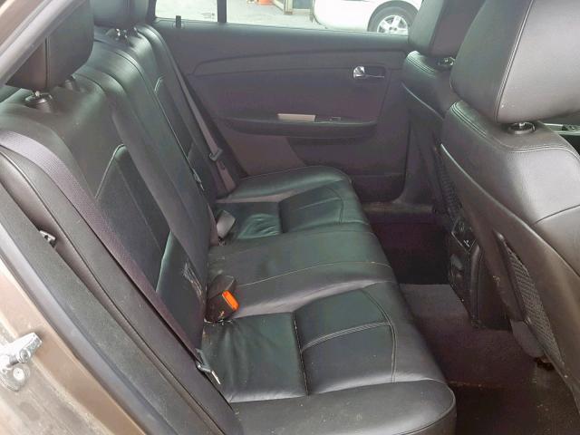 1G1ZE5E19BF387258 - 2011 CHEVROLET MALIBU LTZ ოქროსფერი ფოტო 6