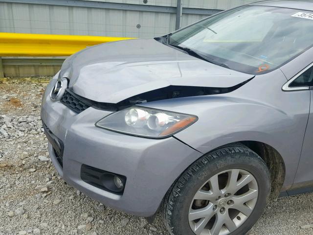 JM3ER293470137934 - 2007 MAZDA CX-7 GRAY photo 9