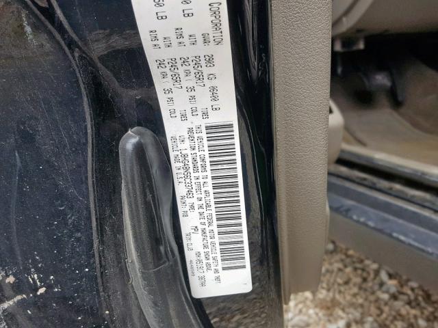 1J8HG48N56C337463 - 2006 JEEP COMMANDER 黑色 照片 10