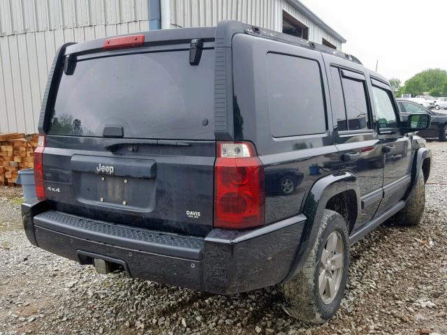 1J8HG48N56C337463 - 2006 JEEP COMMANDER 黑色 照片 4
