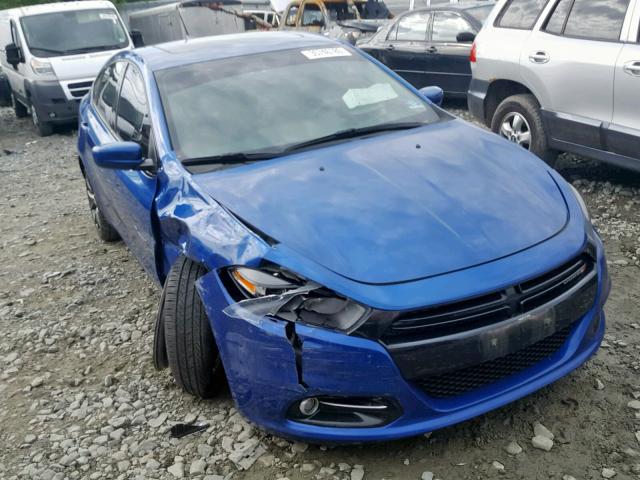 1C3CDFBA3DD326260 - 2013 DODGE DART SXT BLUE photo 1