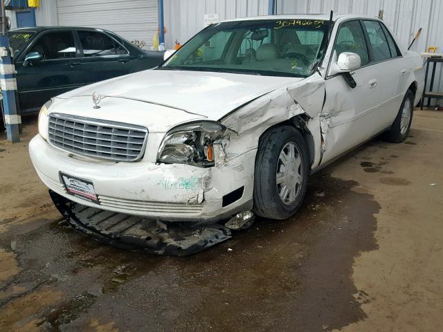 1G6KD54Y95U265545 - 2005 CADILLAC DEVILLE WHITE photo 2