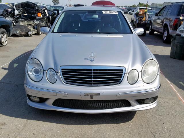 WDBUF76J25A747866 - 2005 MERCEDES-BENZ E 55 AMG SILVER photo 9