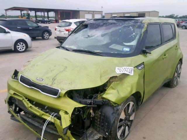 KNDJX3A57F7759501 - 2015 KIA SOUL ! Yaşıl foto 2