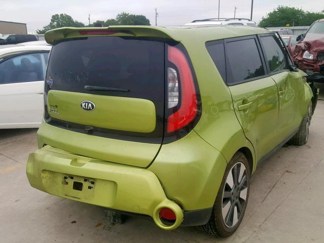 KNDJX3A57F7759501 - 2015 KIA SOUL ! Yaşıl foto 4