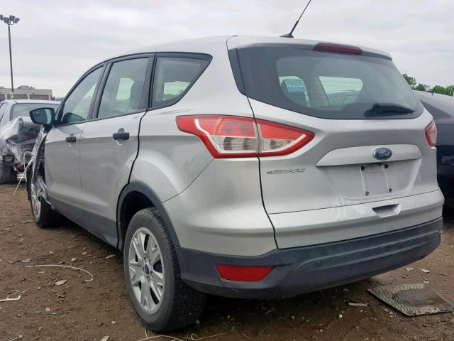 1FMCU0F70EUC43552 - 2014 FORD ESCAPE S SILVER photo 3