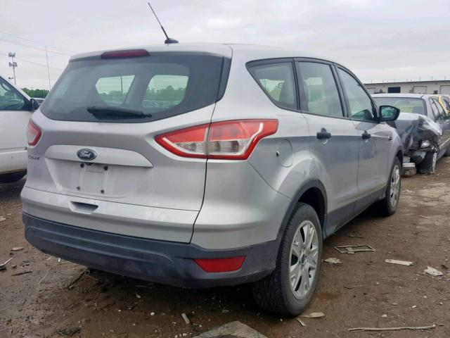 1FMCU0F70EUC43552 - 2014 FORD ESCAPE S SILVER photo 4