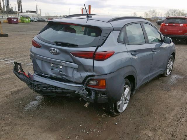 KM8K12AA1JU111333 - 2018 HYUNDAI KONA SE GRAY photo 4