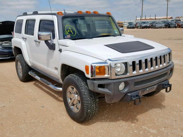 5GTDN13E578251875 - 2007 HUMMER H3 WHITE photo 1