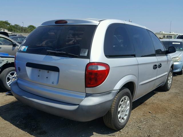 1C4GJ25B91B211544 - 2001 CHRYSLER VOYAGER SILVER photo 4