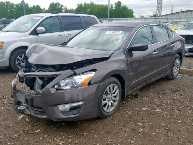 1N4AL3AP3EC159969 - 2014 NISSAN ALTIMA BROWN photo 2