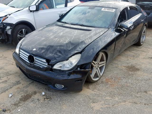 WDDDJ72XX7A080807 - 2007 MERCEDES-BENZ CLS 550 BLACK photo 2