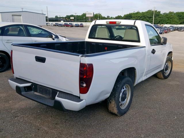 1GCCSBF98B8139385 - 2011 CHEVROLET COLORADO WHITE photo 4