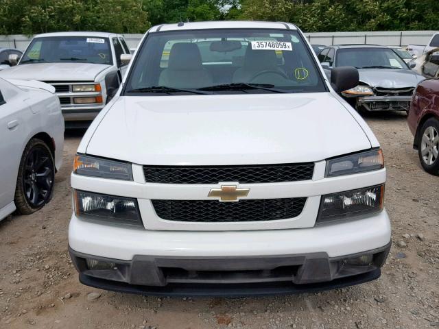 1GCCSBF98B8139385 - 2011 CHEVROLET COLORADO WHITE photo 9