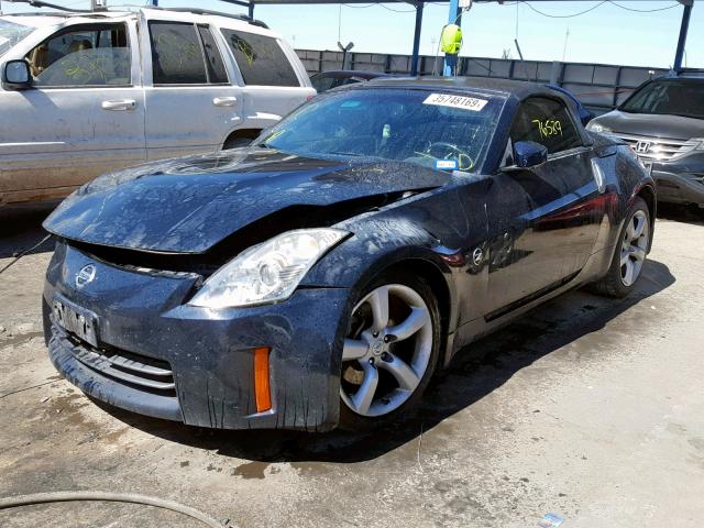 JN1BZ36A79M550417 - 2009 NISSAN 350Z BLUE photo 2