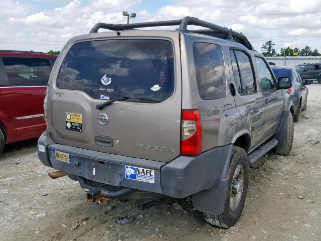 5N1ED28T33C667809 - 2003 NISSAN XTERRA XE SILVER photo 4