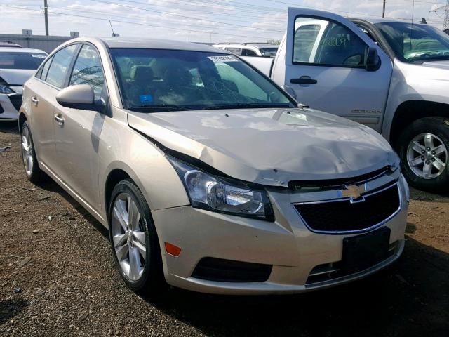 1G1PH5S98B7307046 - 2011 CHEVROLET CRUZE LTZ BEIGE photo 1