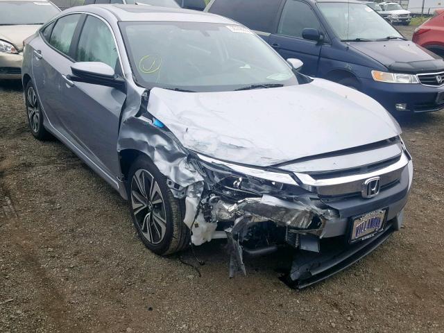 2HGFC1F77JH645075 - 2018 HONDA CIVIC EXL 银色 照片 1