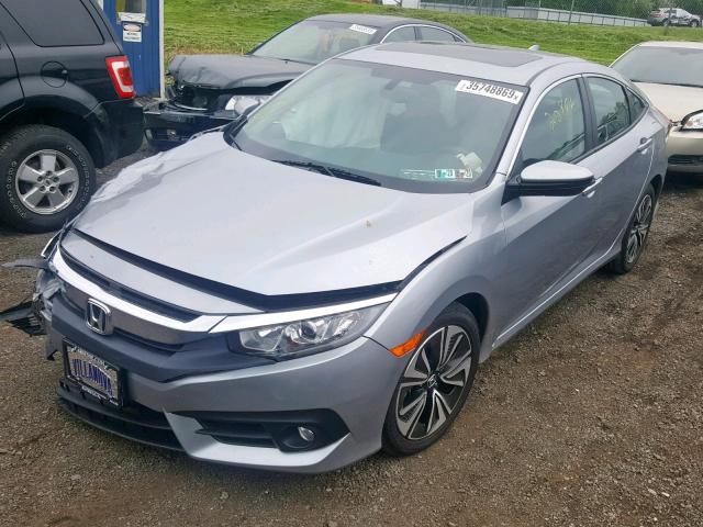 2HGFC1F77JH645075 - 2018 HONDA CIVIC EXL 银色 照片 2