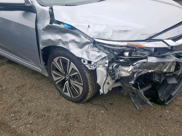 2HGFC1F77JH645075 - 2018 HONDA CIVIC EXL 银色 照片 9