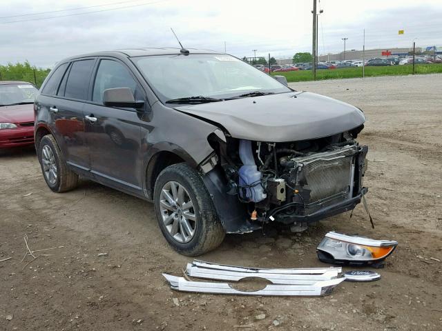 2FMDK3JC1BBA25900 - 2011 FORD EDGE SEL BROWN photo 1