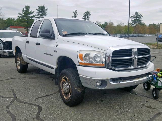 3D7KS28D96G102753 - 2006 DODGE RAM 2500 S WHITE photo 1