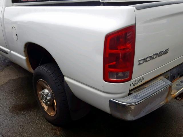 3D7KS28D96G102753 - 2006 DODGE RAM 2500 S WHITE photo 9