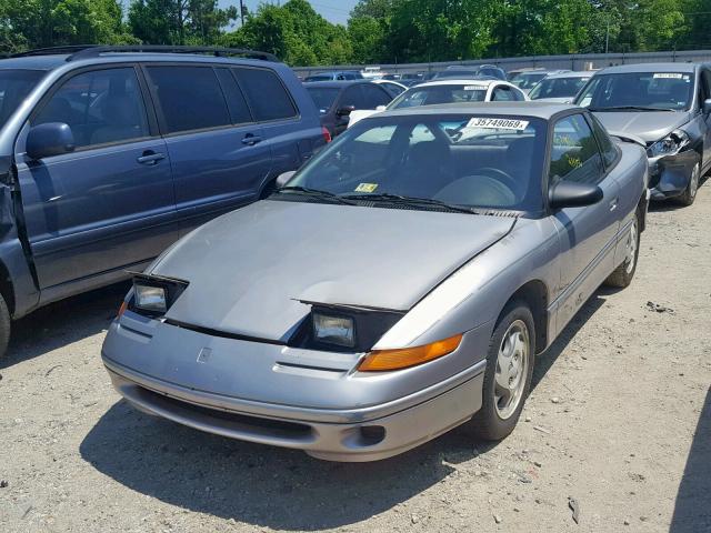 1G8ZH1271SZ222670 - 1995 SATURN SC2 SILVER photo 2