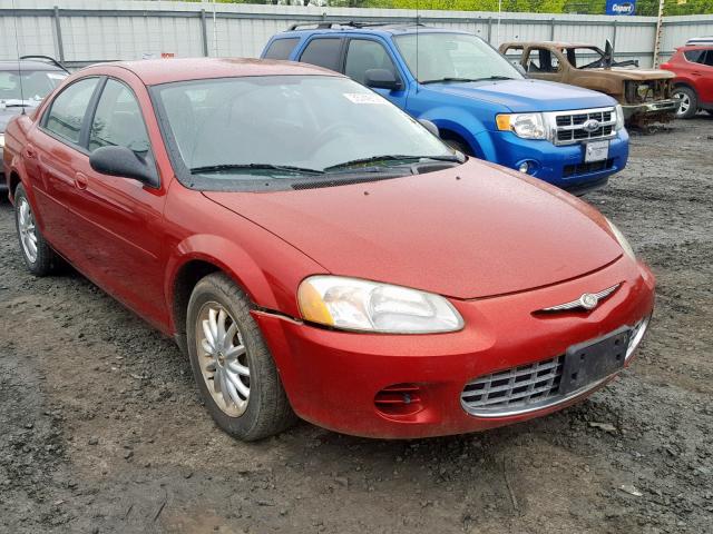 1C3EL46X52N345530 - 2002 CHRYSLER SEBRING LX RED photo 1