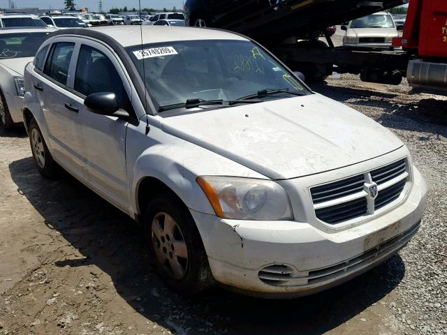 1B3HB28B98D695504 - 2008 DODGE CALIBER WHITE photo 1