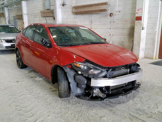 1C3CDFBB4ED775523 - 2014 DODGE DART SXT RED photo 1