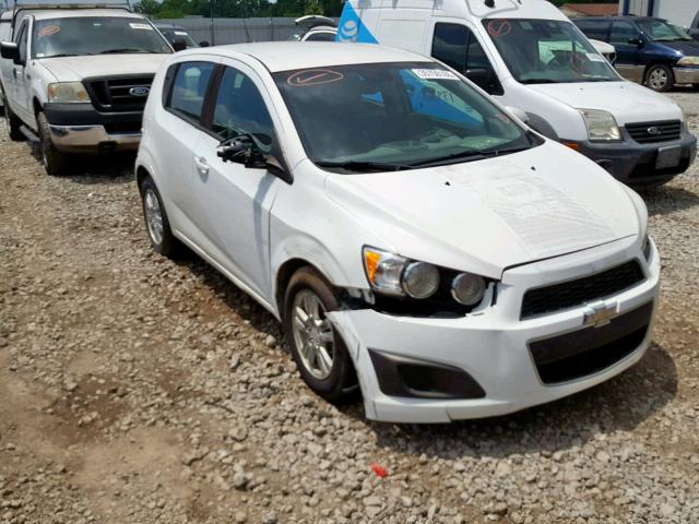 1G1JA6SH9C4107657 - 2012 CHEVROLET SONIC LS WHITE photo 1