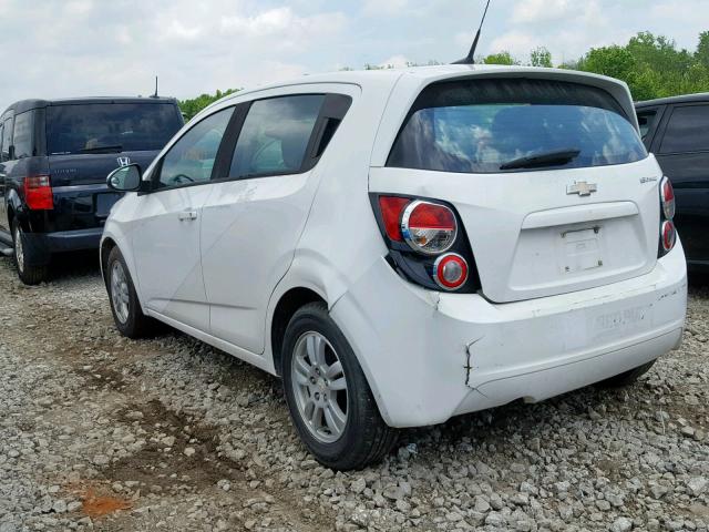 1G1JA6SH9C4107657 - 2012 CHEVROLET SONIC LS WHITE photo 3