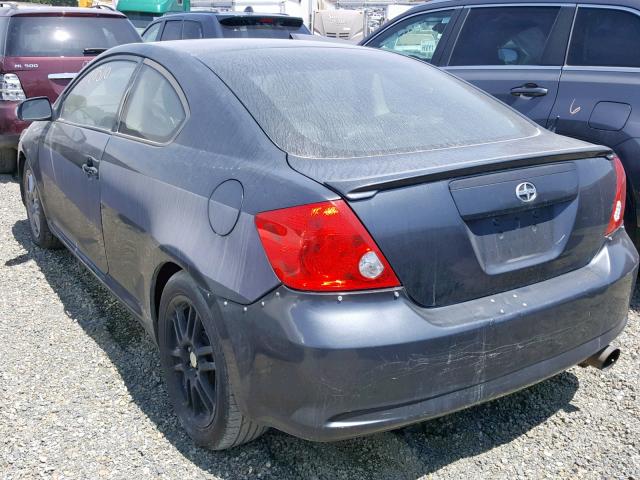 JTKDE177060083751 - 2006 TOYOTA SCION TC ნაცრისფერი ფოტო 3