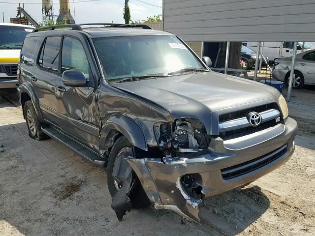 5TDZT38A16S275122 - 2006 TOYOTA SEQUOIA LI GRAY photo 1