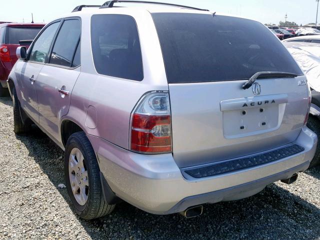 2HNYD18655H547462 - 2005 ACURA MDX TOURIN SILVER photo 3