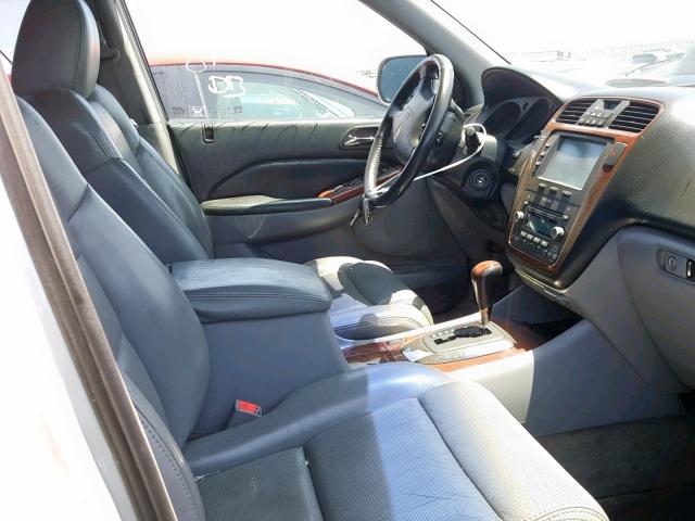 2HNYD18655H547462 - 2005 ACURA MDX TOURIN SILVER photo 5