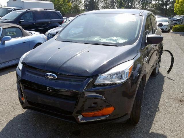 1FMCU0F71FUA92173 - 2015 FORD ESCAPE S BLACK photo 2