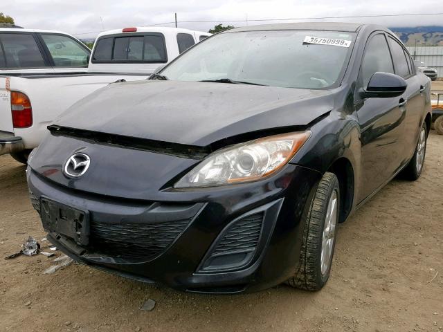 JM1BL1VG2B1482737 - 2011 MAZDA 3 I BLACK photo 2