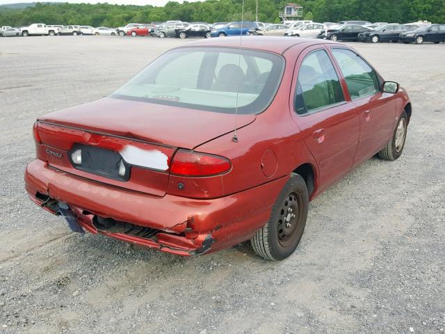 1FAFP6537WK303839 - 1998 FORD CONTOUR BA RED photo 4