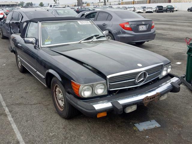 WDBBA45A4BB003407 - 1981 MERCEDES-BENZ 380 SL BLACK photo 1