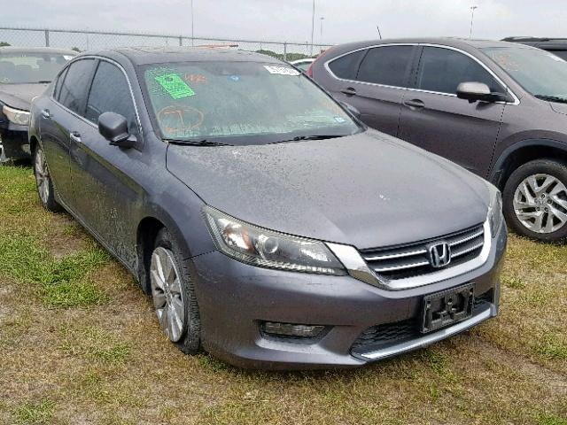 1HGCR2F88EA153501 - 2014 HONDA ACCORD EXL GRAY photo 1