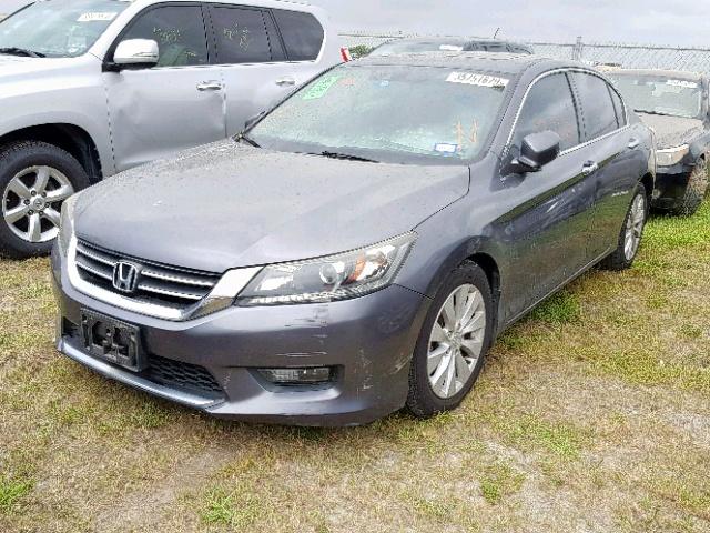 1HGCR2F88EA153501 - 2014 HONDA ACCORD EXL GRAY photo 2