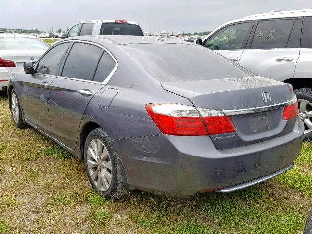 1HGCR2F88EA153501 - 2014 HONDA ACCORD EXL GRAY photo 3