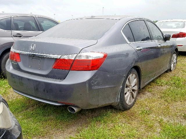 1HGCR2F88EA153501 - 2014 HONDA ACCORD EXL GRAY photo 4