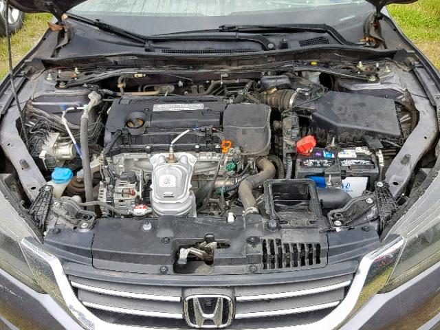 1HGCR2F88EA153501 - 2014 HONDA ACCORD EXL GRAY photo 7