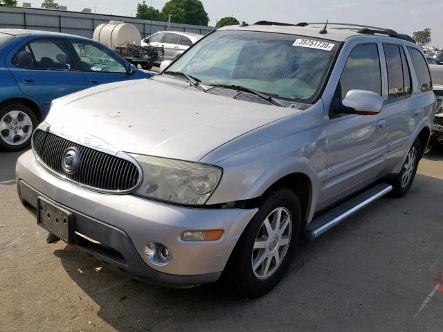 5GAES13P442265028 - 2004 BUICK RAINIER CX GRAY photo 2