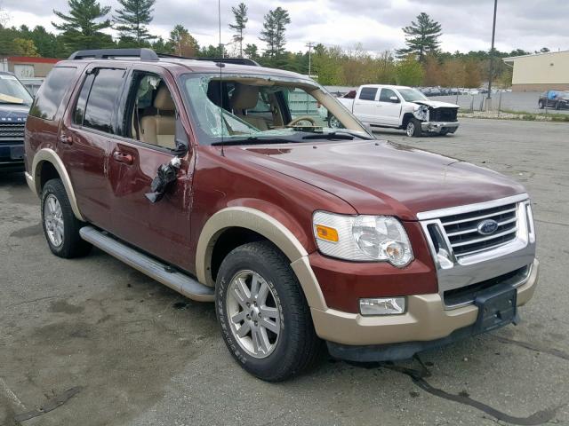 1FMEU7EE5AUA67156 - 2010 FORD EXPLORER E MAROON photo 1