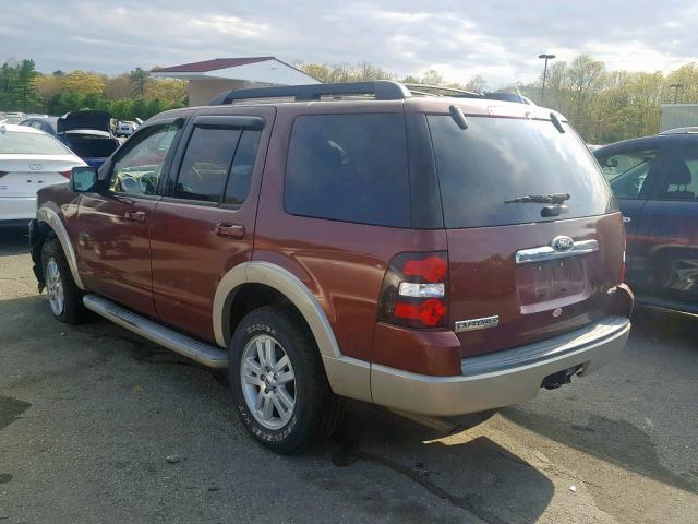 1FMEU7EE5AUA67156 - 2010 FORD EXPLORER E MAROON photo 3