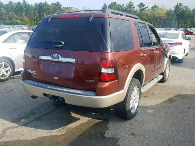 1FMEU7EE5AUA67156 - 2010 FORD EXPLORER E MAROON photo 4